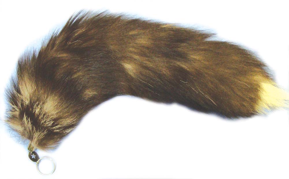 fox tail black new