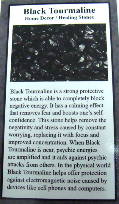 Black Tourmaline Front