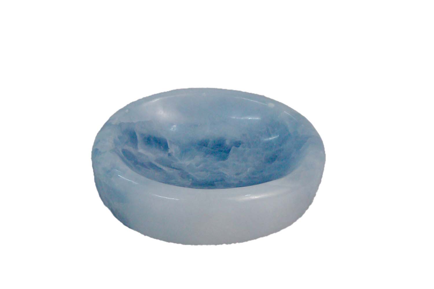 Blue Calcite Dish 2