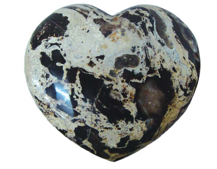 black opal heart