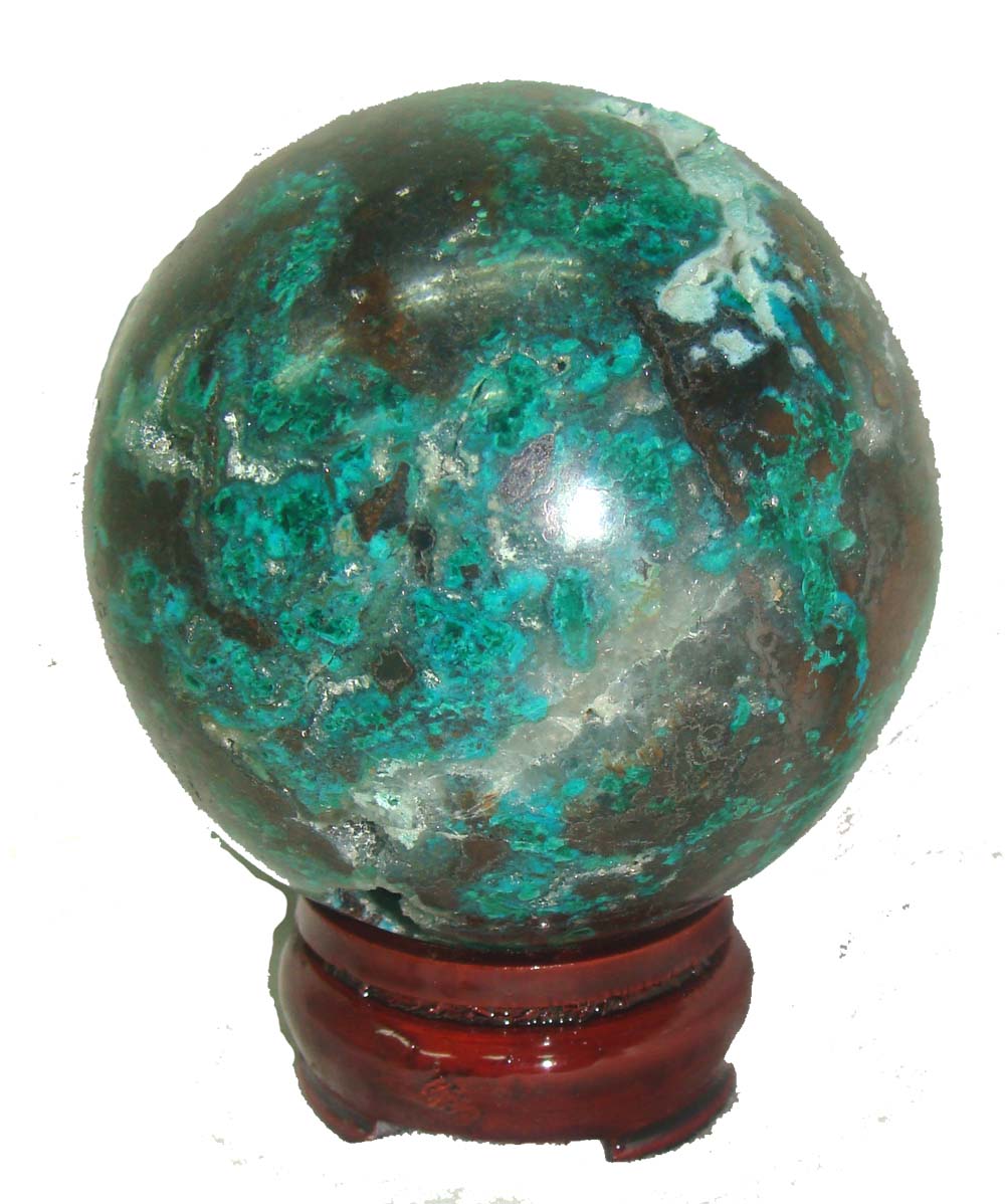 chrysocolla sphere
