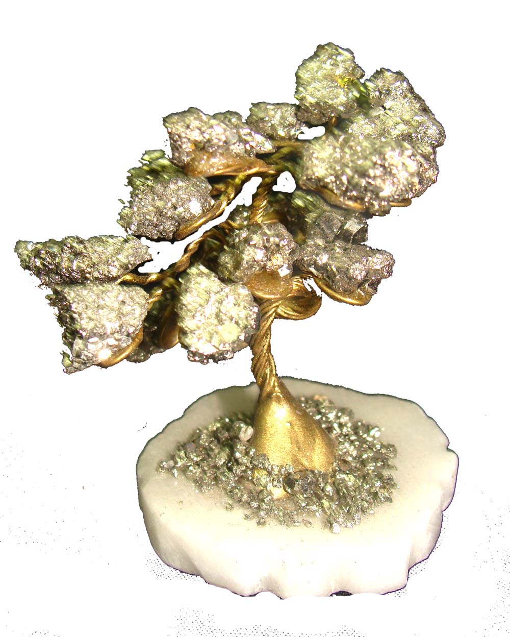 gemstone tree pyrite