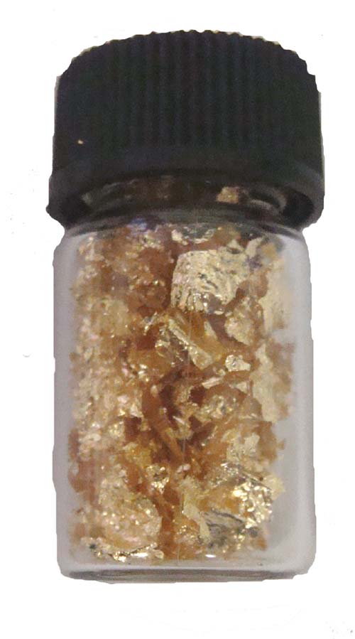 gold flake bottle