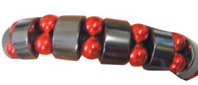 hematite bracelet new design red