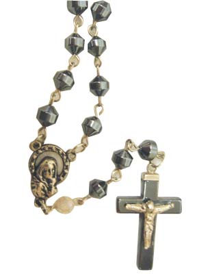 hematite rosary