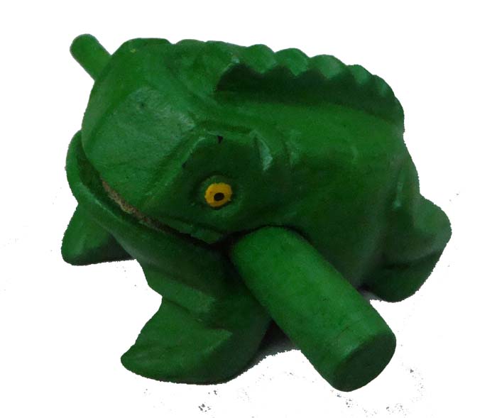 green croaky frog copy