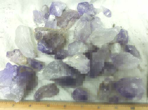 co amethyst rough points