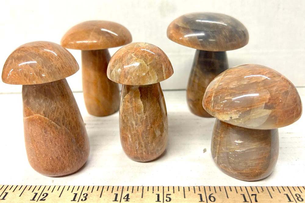peach moonstone mushroom 25
