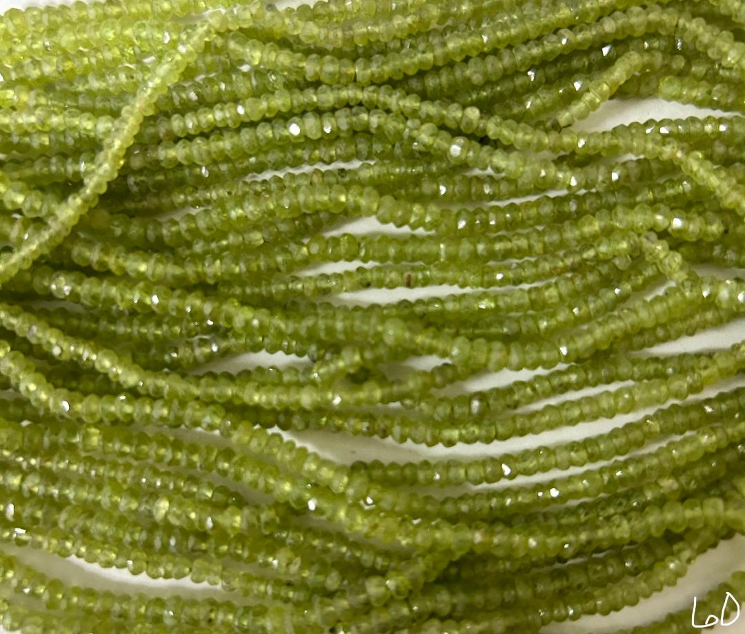 Peridot Stone Bead Lot 60 DriftStone Pueblo