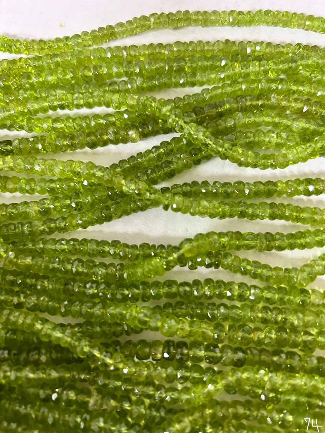 Peridot Stone Bead Lot 74 DriftStone Pueblo