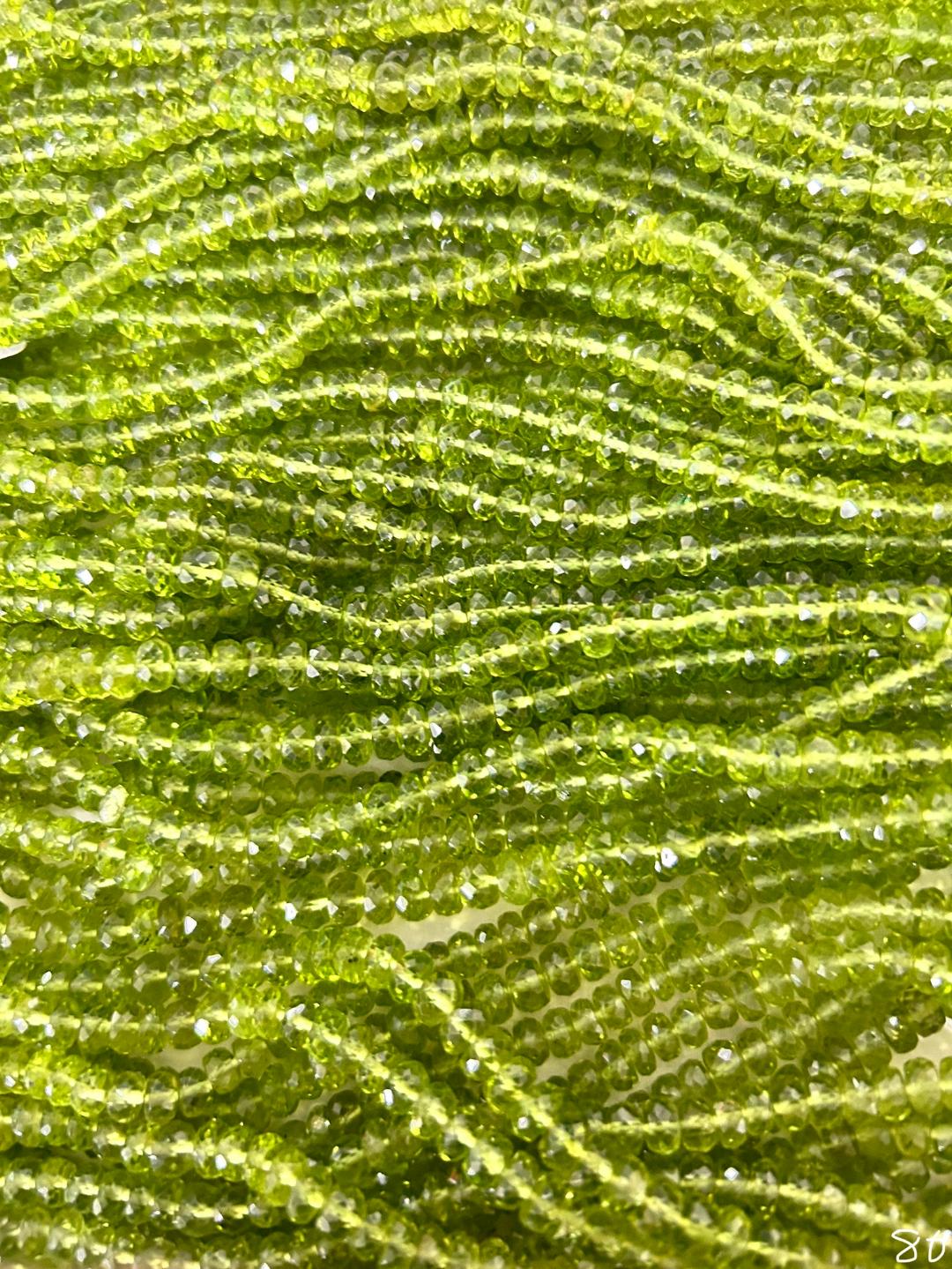 Peridot Stone Bead Lot 80 DriftStone Pueblo