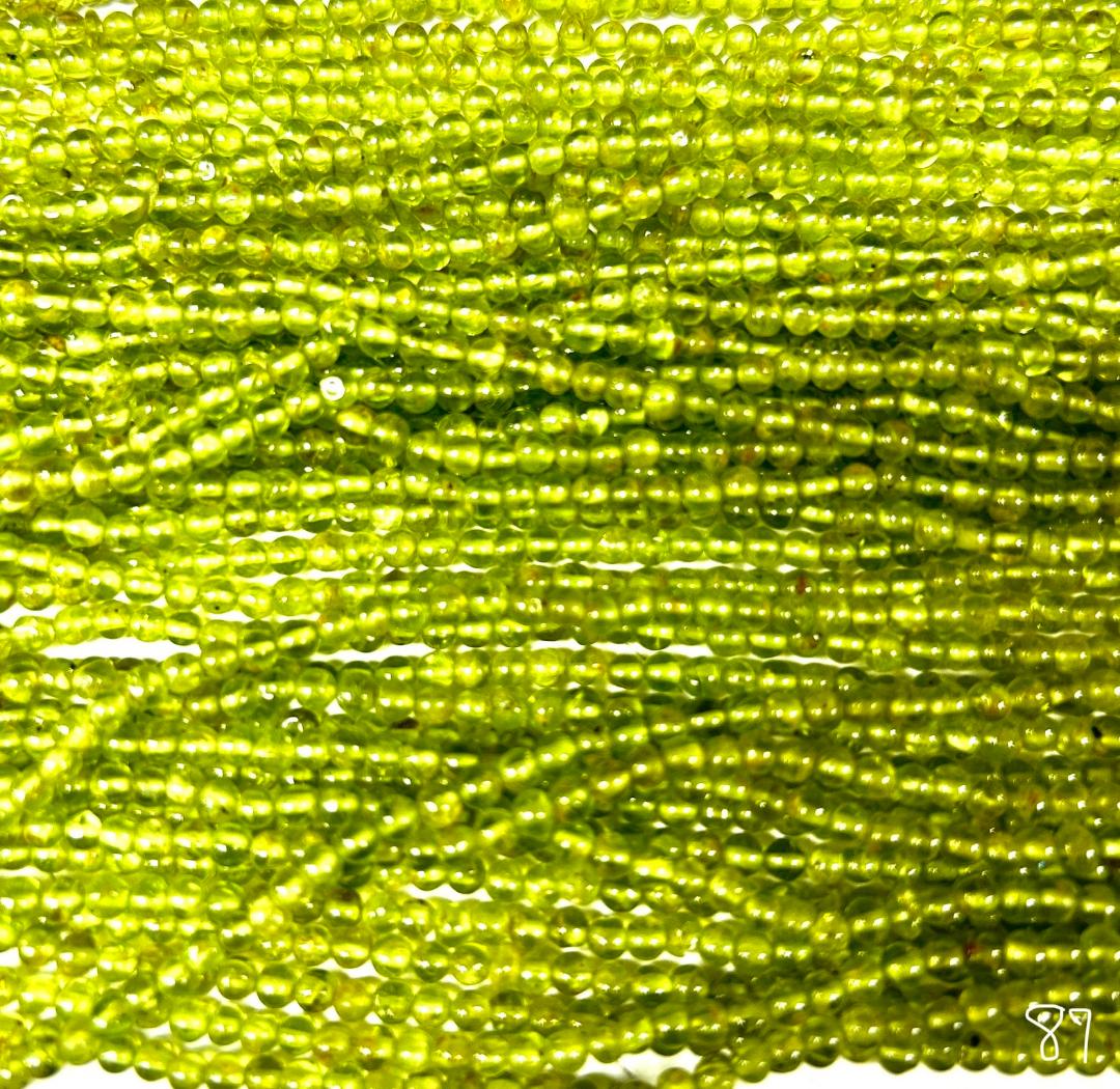 Peridot Stone Bead Lot 87 DriftStone Pueblo