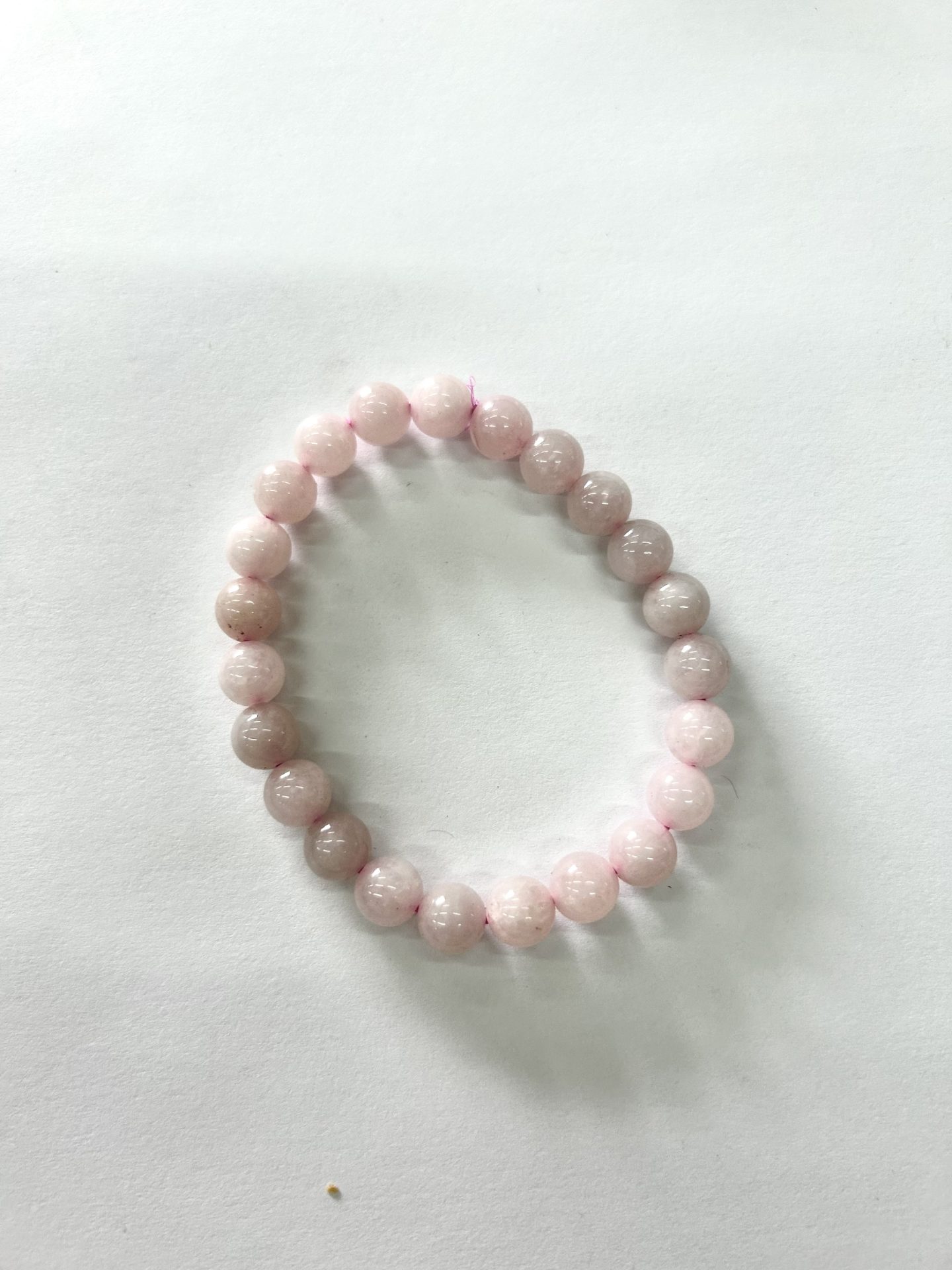 8mm rose quartz bracelet