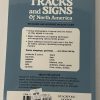 ANIMAL TRACKS AND SIGNS BACK