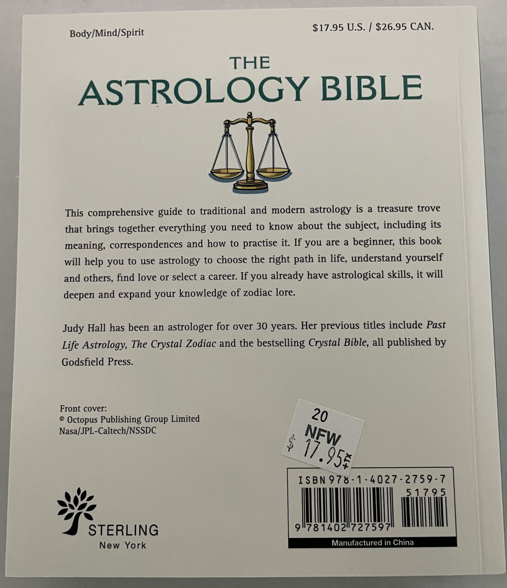 ASTROLOGY BIBLE BACK