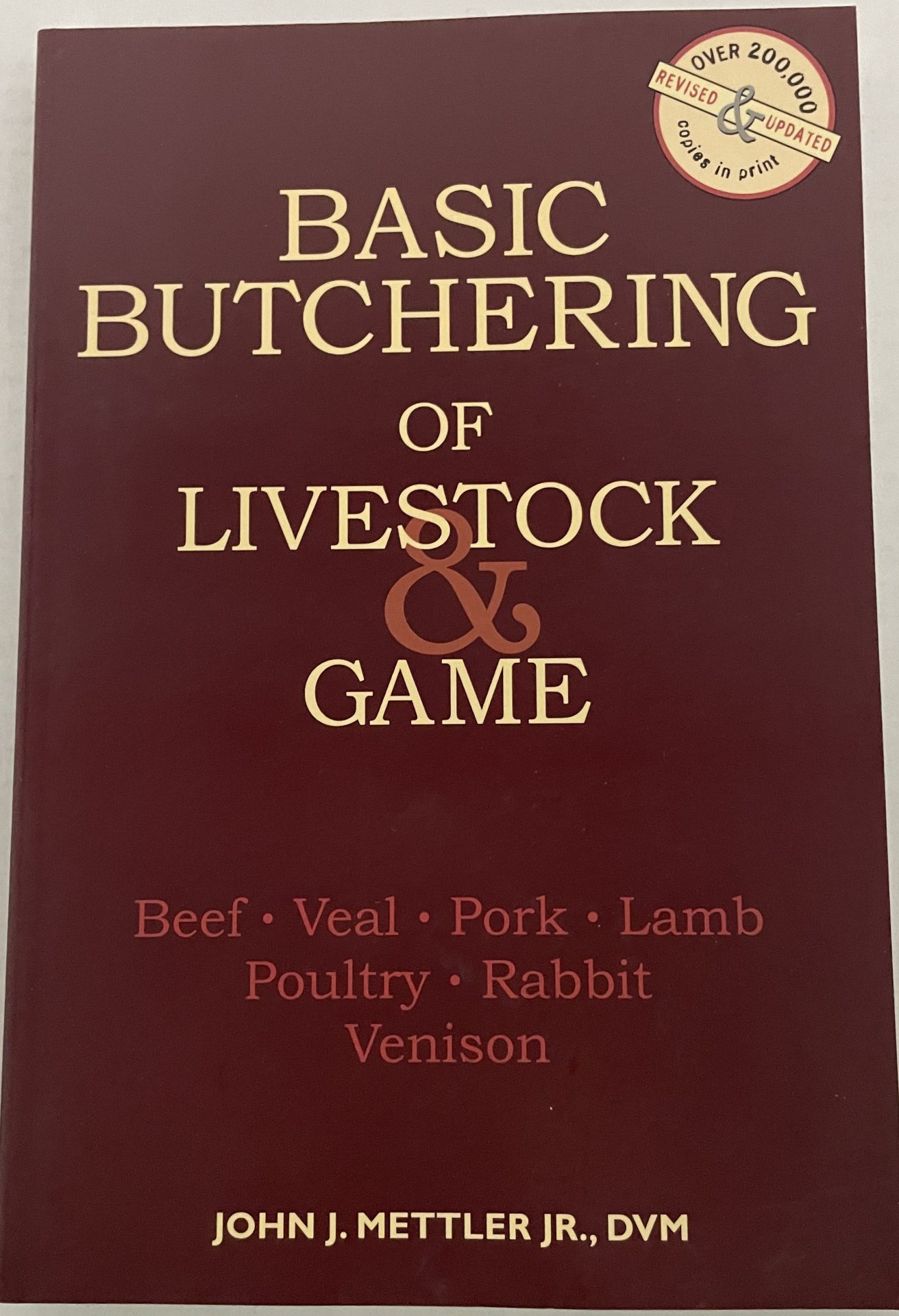 BUTCHERING LIVESTOCK & GAME FRONT