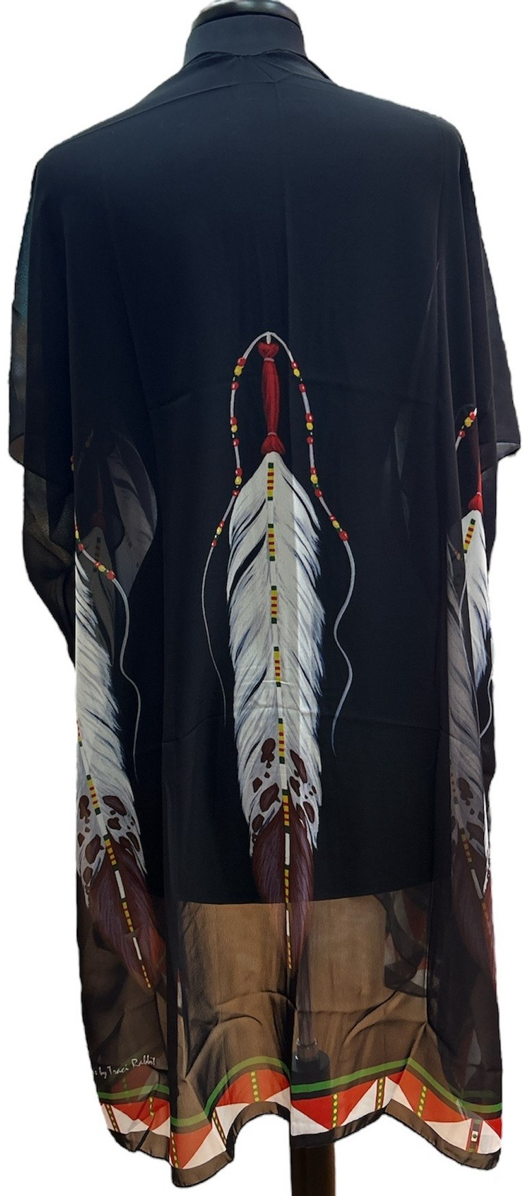 FEATHER OF HONOR SHEER JACKET BACK