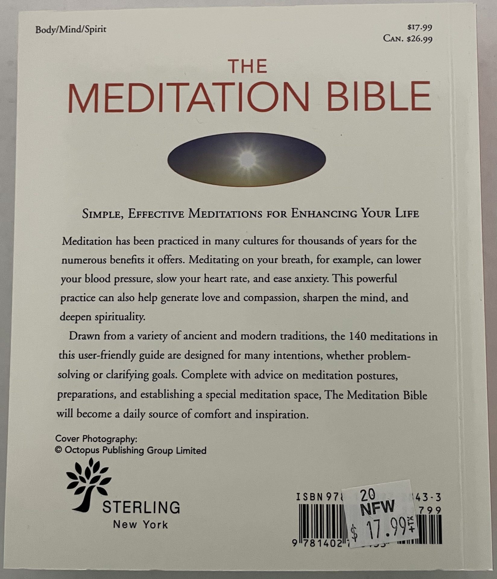 MEDITATION BIBLE BACK