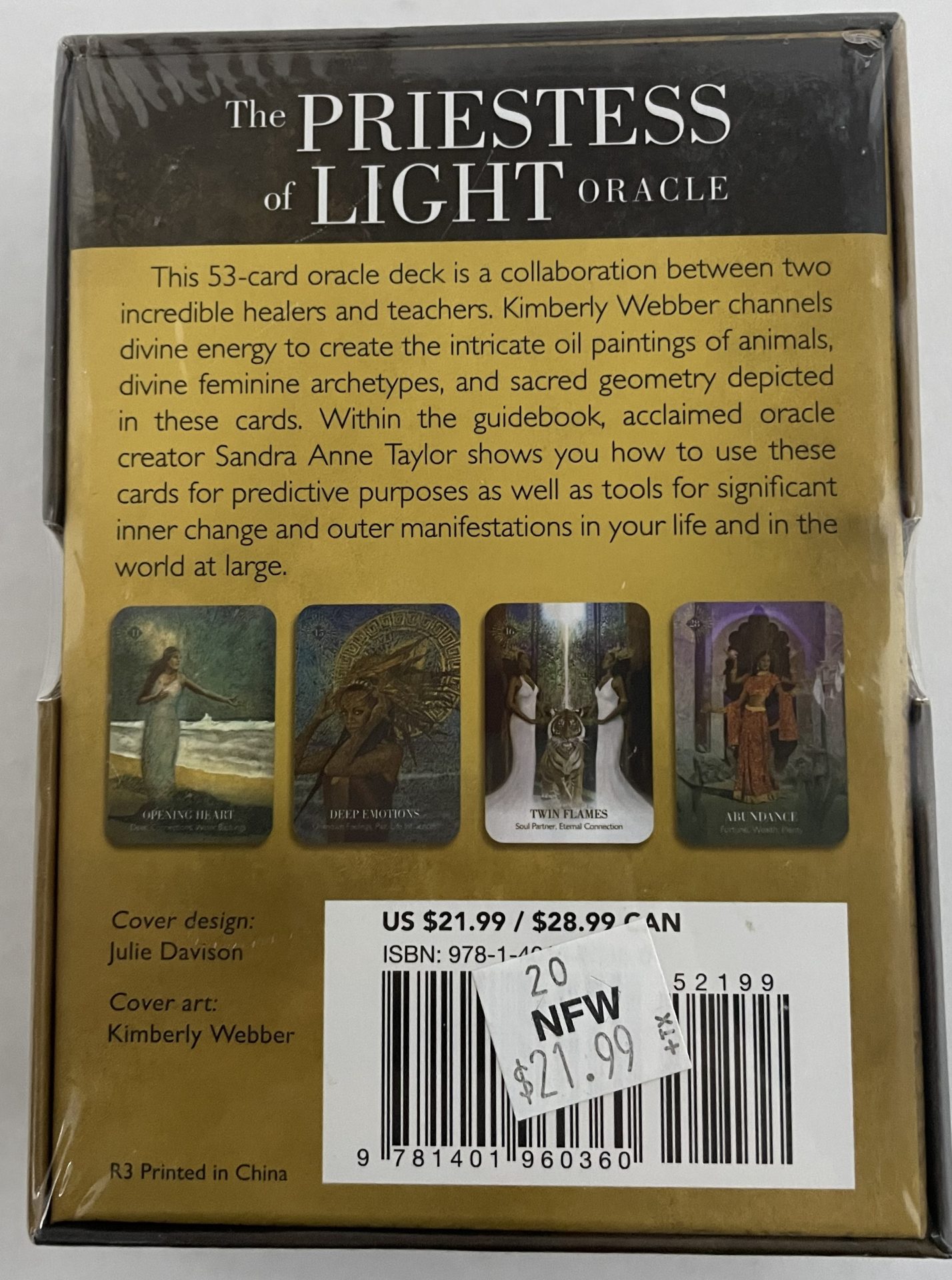 PRIESTRESS OF LIGHT ORACLE BACK