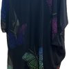 RAINBOW BUTTERFLY SHEER JACKET BACK