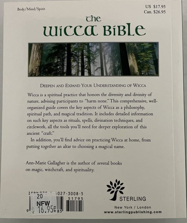 WICCA BIBLE BACK