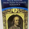 WIT & WISDOM FROM POOR RICHARDS ALMANACK FRONT