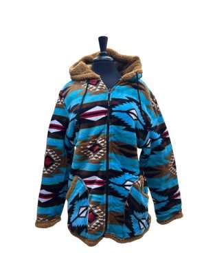 HOODED FLEECE LINED JACKET