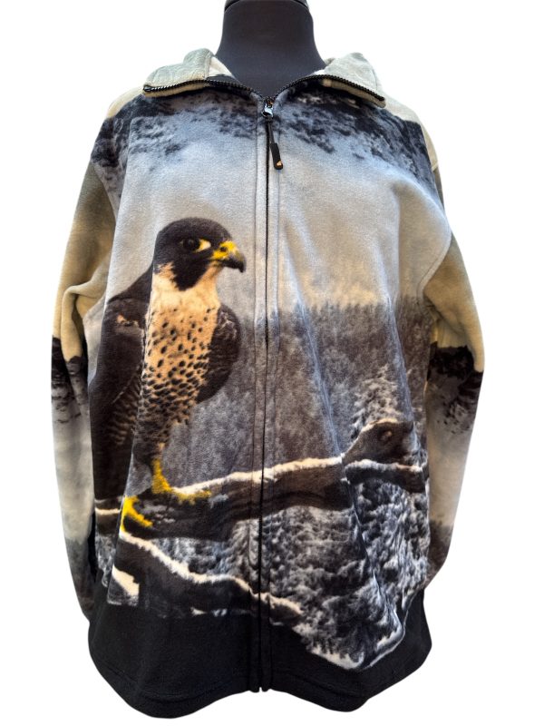 full zip fleece no hood falcon
